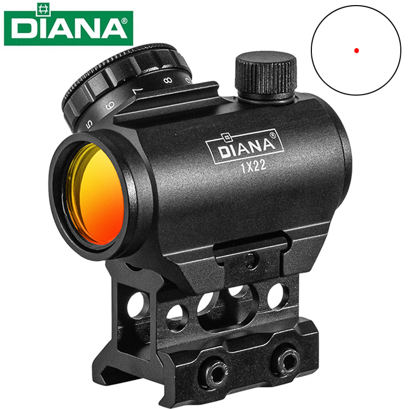 Outdoor Hunting Range - DIANA 1x22 Red Dot Sight 4