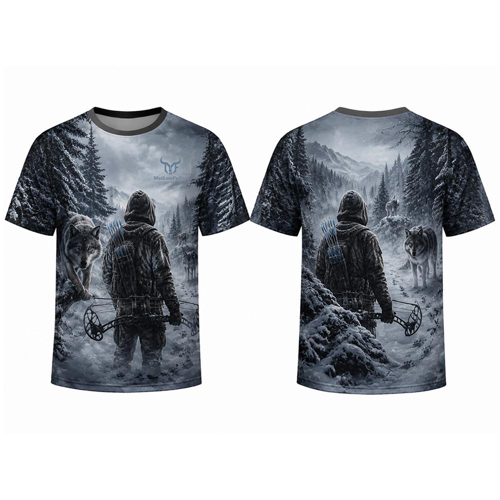 Gothic Skull Archer 3D Print T - Outdoor Hunting Graphic Tees 评论和价格