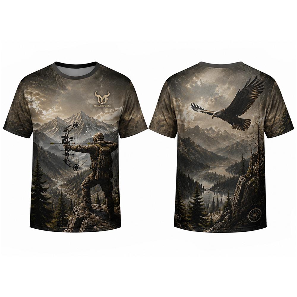 Gothic Skull Archer 3D Print T - Outdoor Hunting Graphic Tees 评论和价格