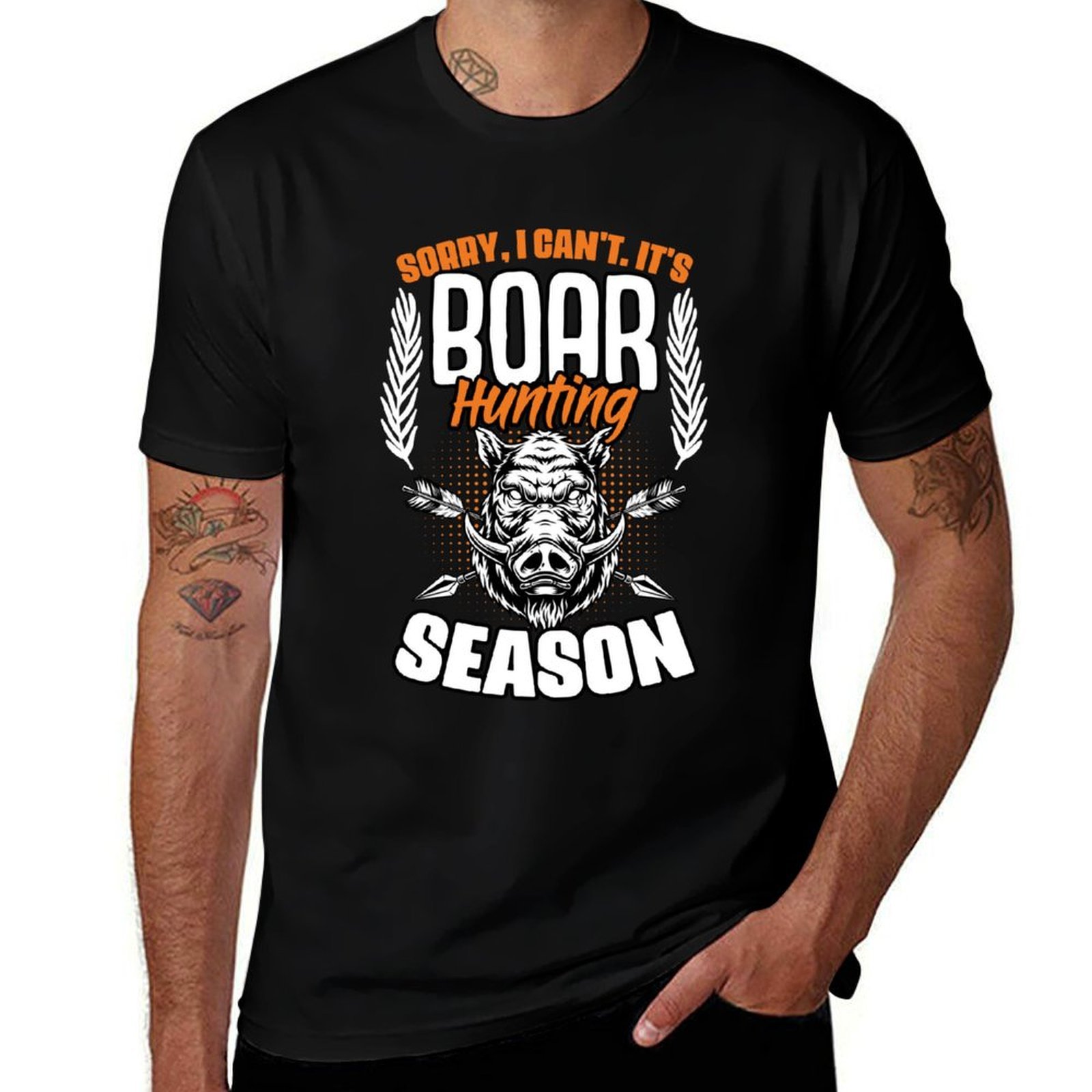 Sorry I Can't Funny Wild Boar  - Wildman Hunting & Outdoor Robertson 评论和价格