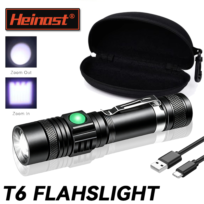 T6 LED Rechargeable Flashlight - Outdoor Hunting Lights 评论和价格