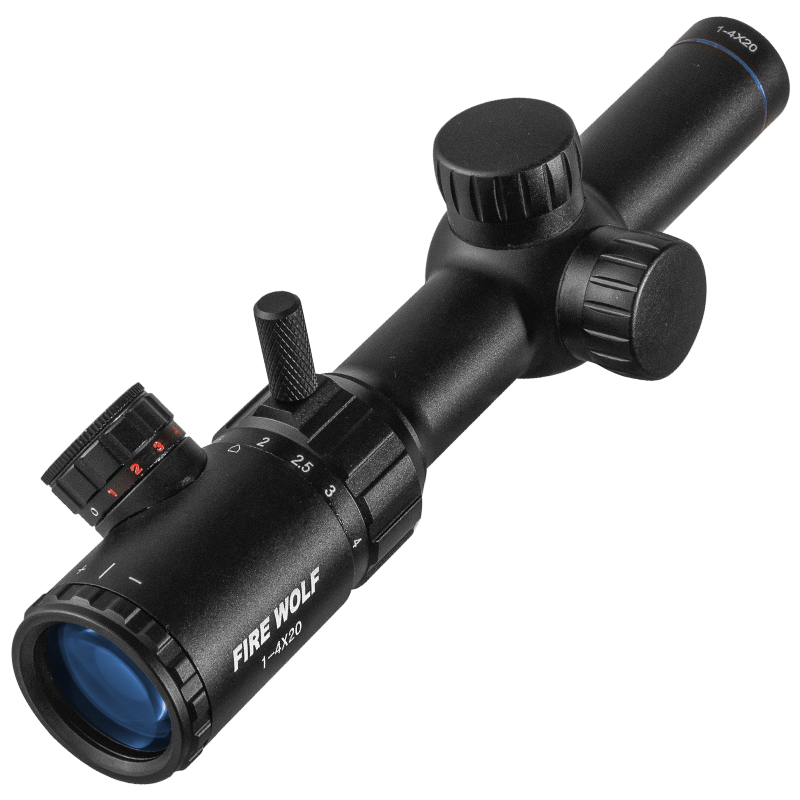 FIRE WOLF 1-4x20 Rifle Scope G - Outdoor Hunting Range 评论和价格