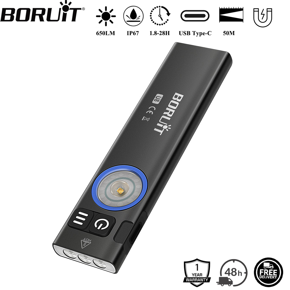 BORUiT U8 650LM EDC LED Flashl - Outdoor Hunting Lights 评论和价格
