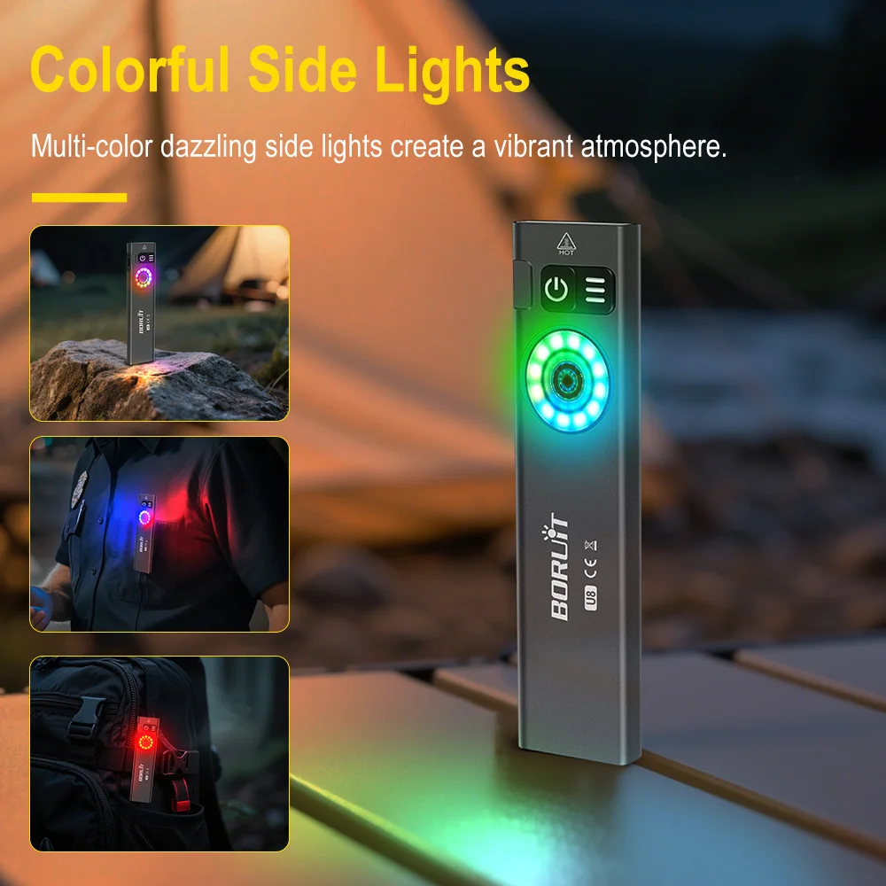 BORUiT U8 650LM EDC LED Flashl - Outdoor Hunting Lights 评论和价格