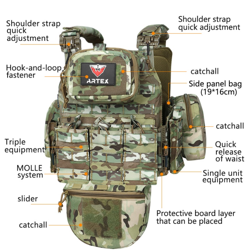 Tactical Vest 6094 Fast detach - Outdoor Hunting Vest 评论和价格