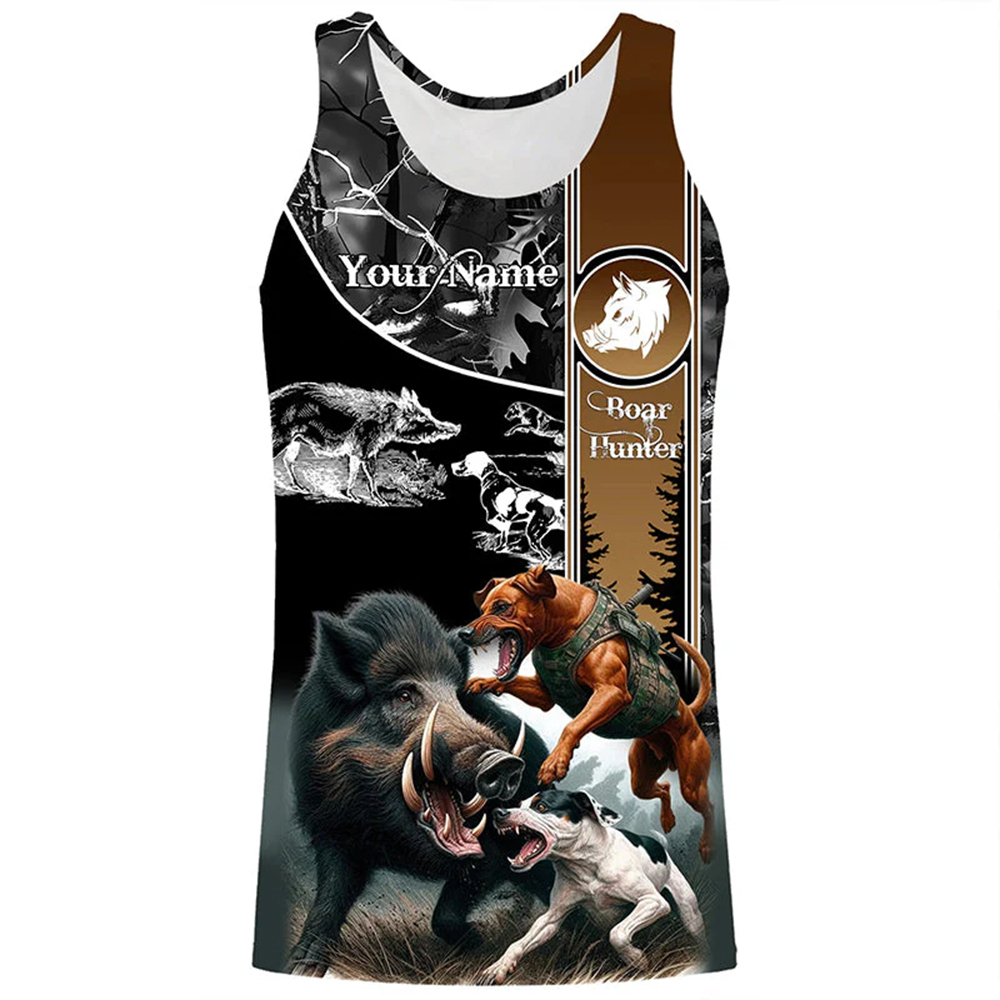 Custom Name Boar Hunter Tank T - Wildman Hunting & Outdoor Robertson 评论和价格