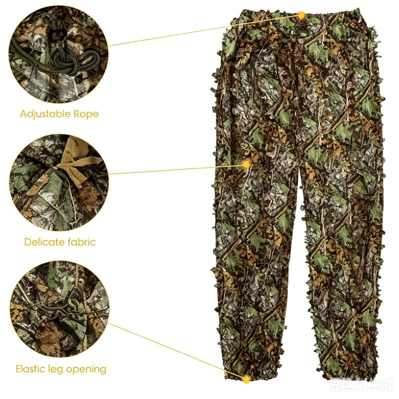 3D  Leafy Bionic Camouflage Hu - Hunting Outdoor Watch 评论和价格