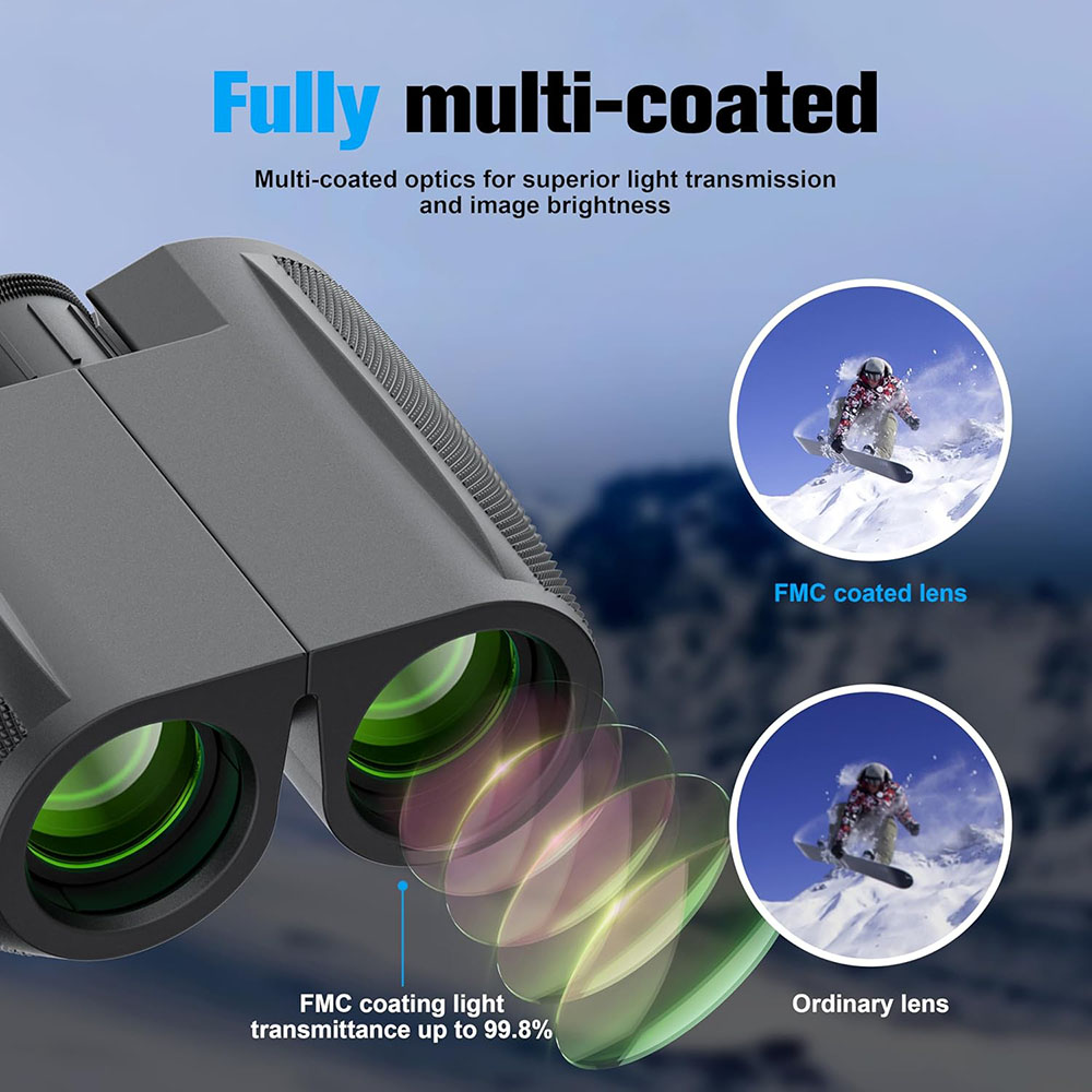 Binoculars 12X25 HD Mini Porta - Hunting Outdoor Watch 评论和价格