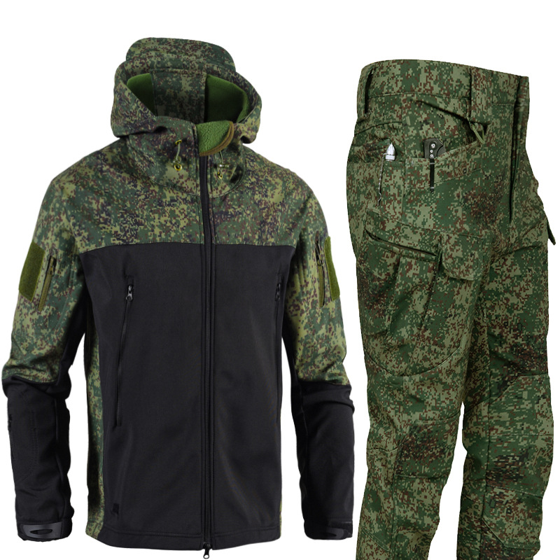Men's 3-in-1 Shark Skin Softsh - Outdoor Hunting Pants Women 评论和价格