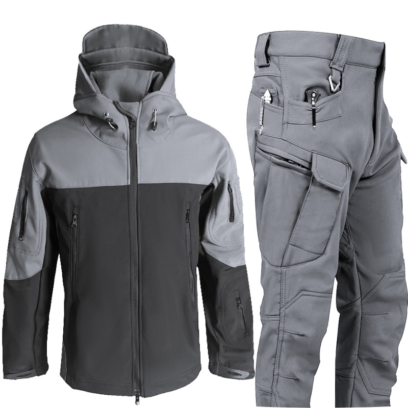 Men's 3-in-1 Shark Skin Softsh - Outdoor Hunting Pants Women 评论和价格