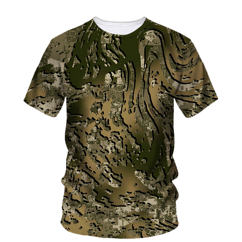 Summer Fashion New Hunting Cam - Outdoor Hunting Graphic Tees 评论和价格
