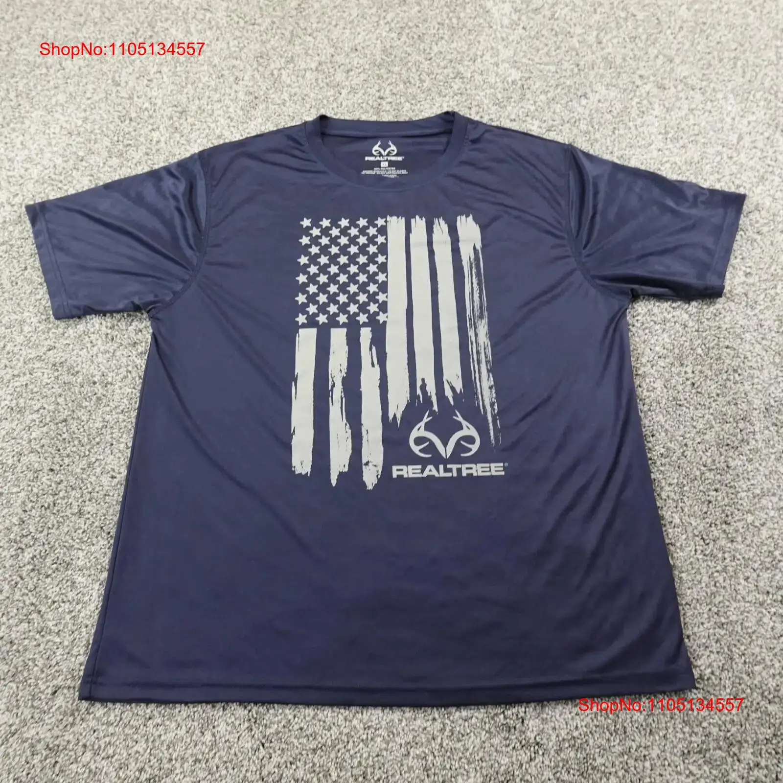 Realtree T Shirt Mens XL Blue  - Outdoor Hunting Graphic Tees 评论和价格
