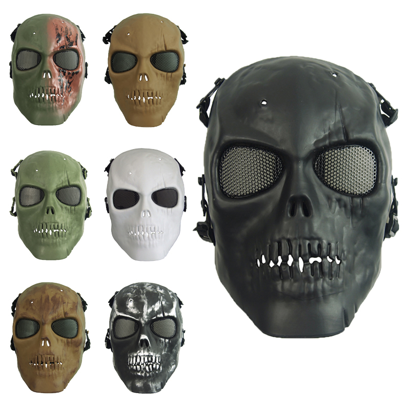 Airsoft Mask Camouflage Cospla - Outdoor Hunting Movies 评论和价格