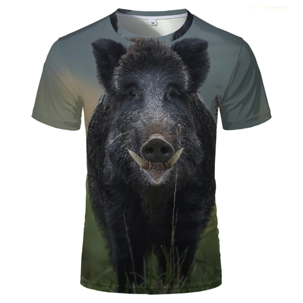 2024 Camo Hunting Wild Boar Gr - Outdoor Hunting Graphic Tees 评论和价格
