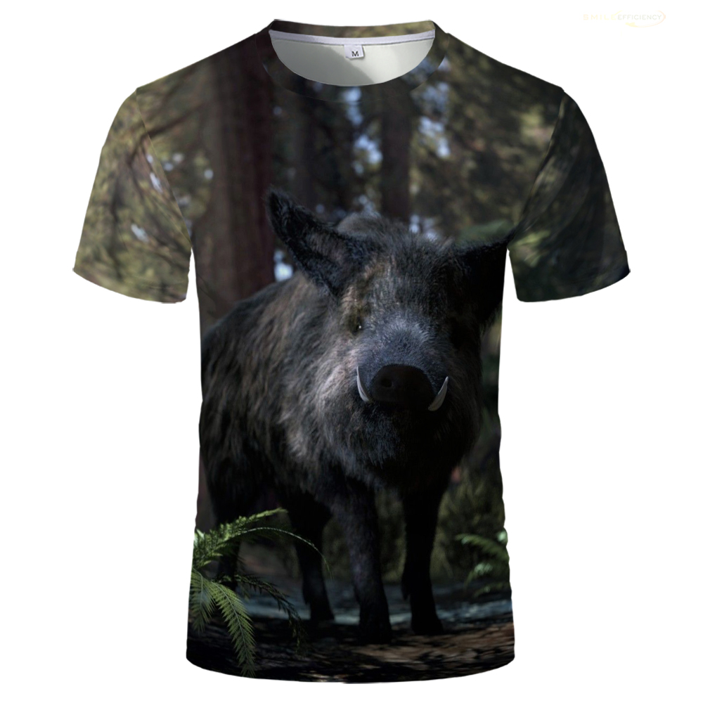 2024 Camo Hunting Wild Boar Gr - Outdoor Hunting Graphic Tees 评论和价格