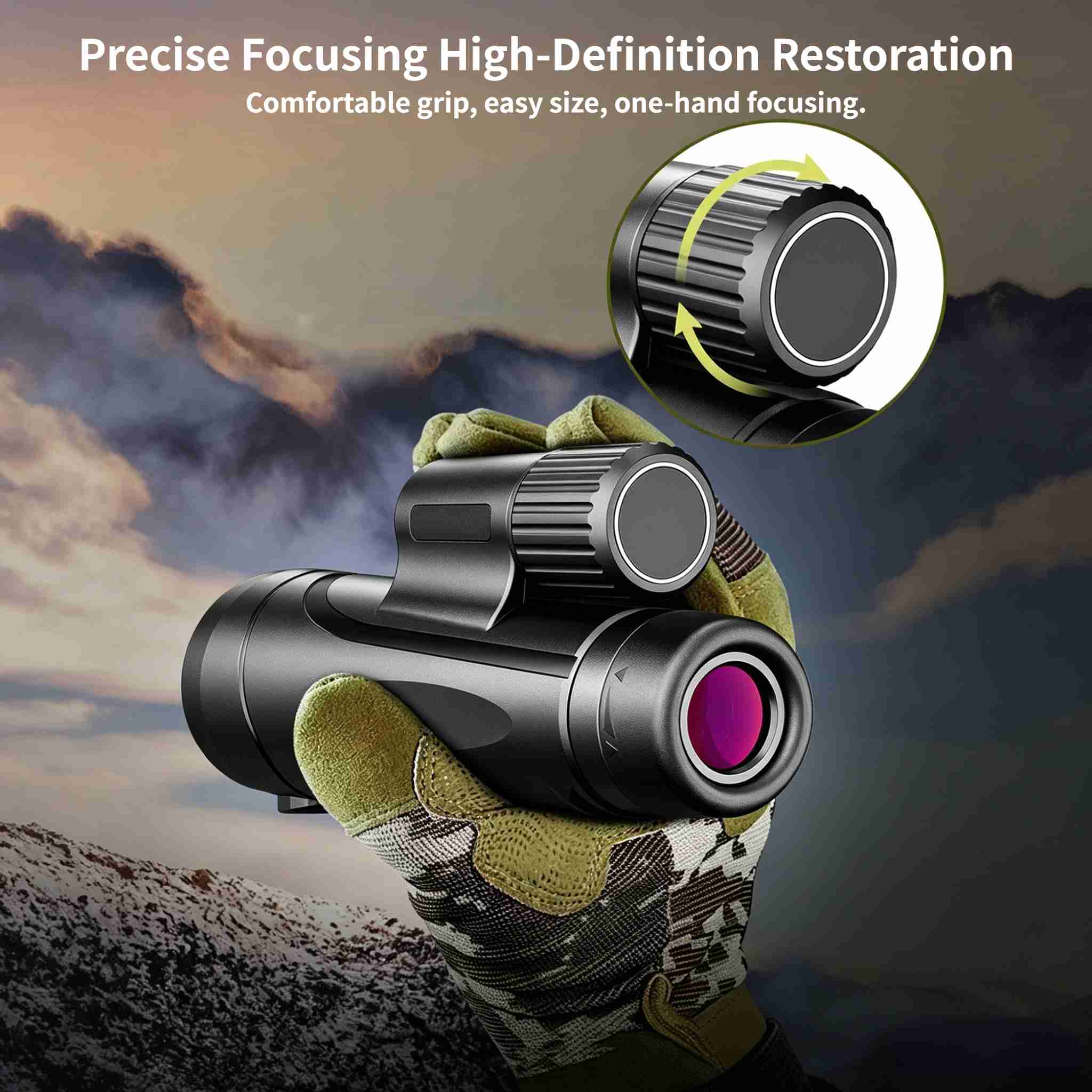 12x50 Monocular BAK4 Prism FMC - Hunting Outdoor Watch 评论和价格