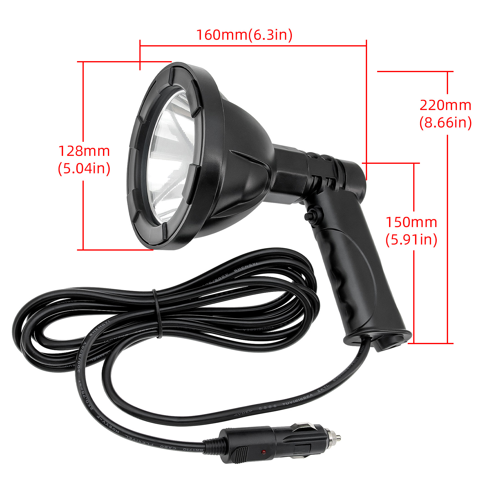 100W 4inch High Power Handheld - Outdoor Hunting Vehicle 评论和价格