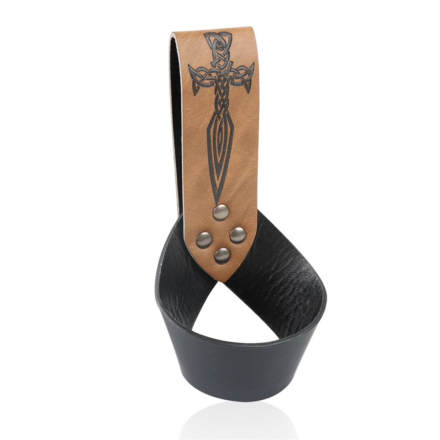 1pc Medieval PU Leather Sword  - Outdoor Hunting Movies 评论和价格