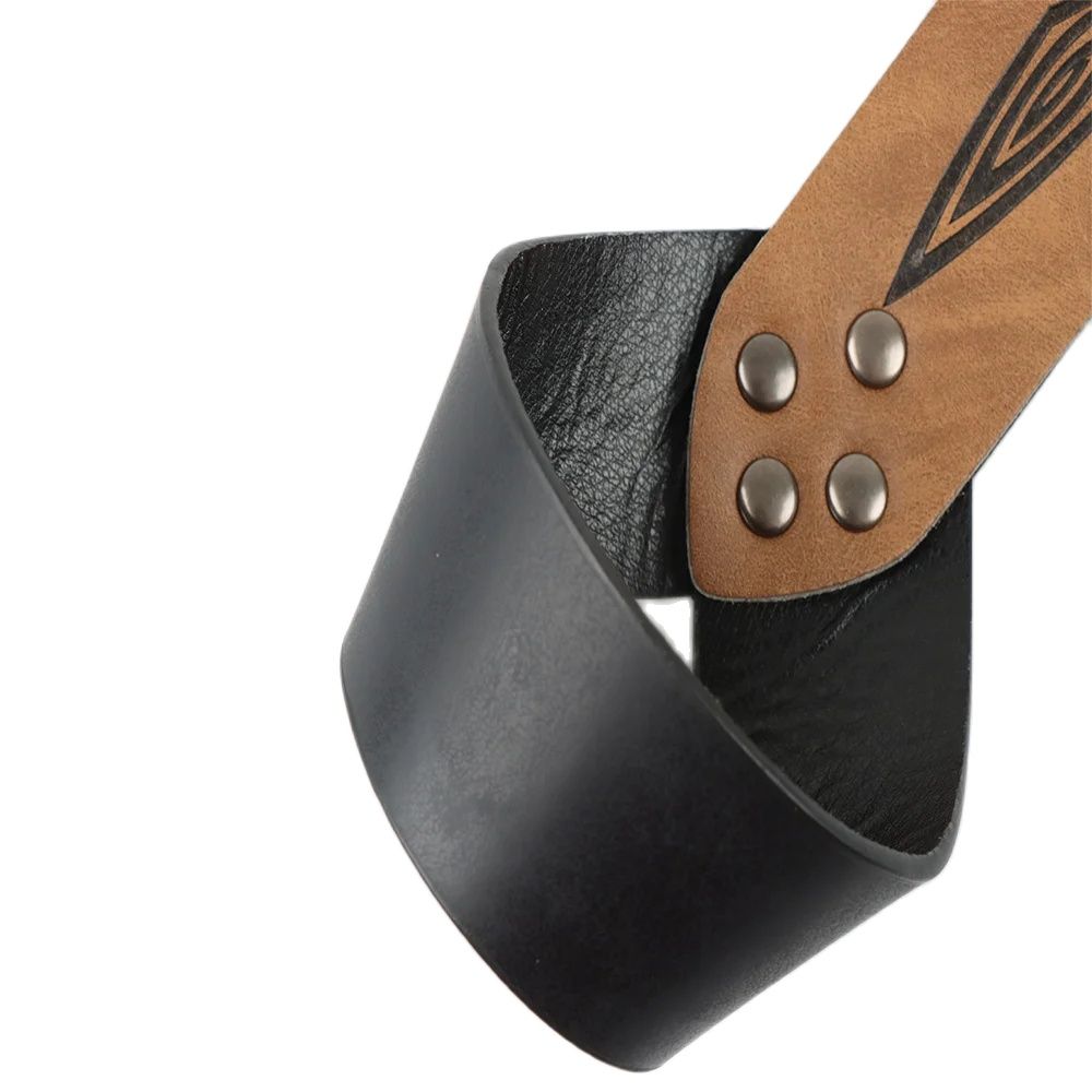1pc Medieval PU Leather Sword  - Outdoor Hunting Movies 评论和价格