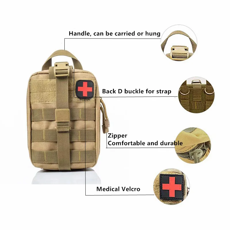 Tactical First Aid Kit Medical - Outdoor Hunting Vehicle 评论和价格