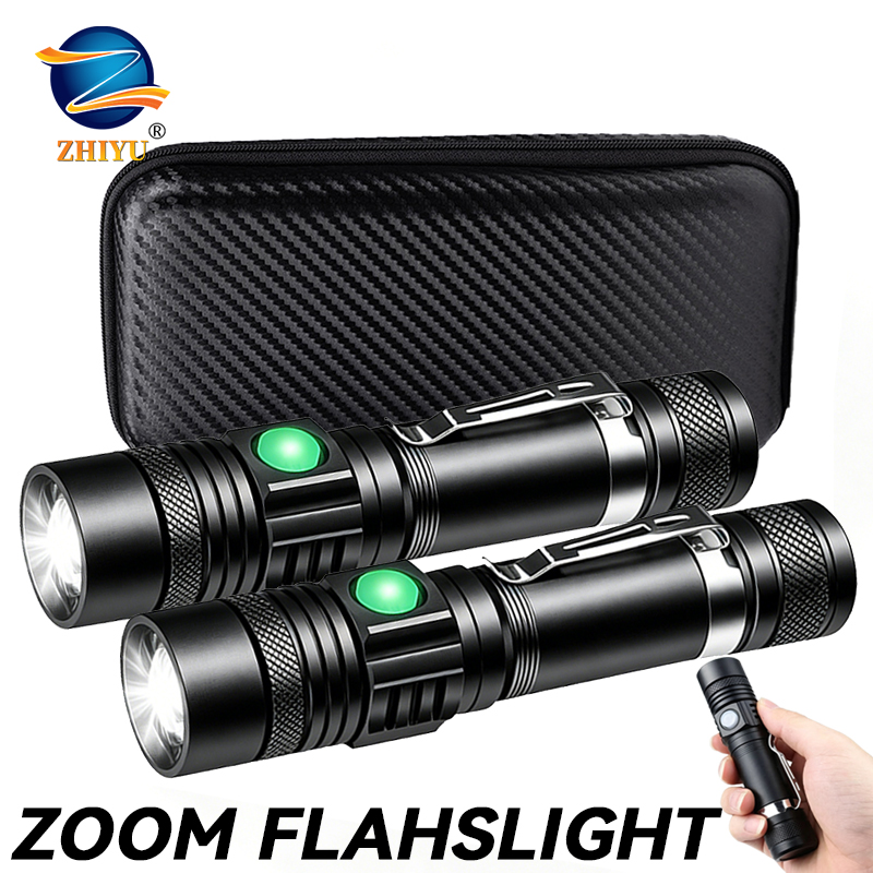 T6 LED Rechargeable Flashlight - Outdoor Hunting Lights 评论和价格