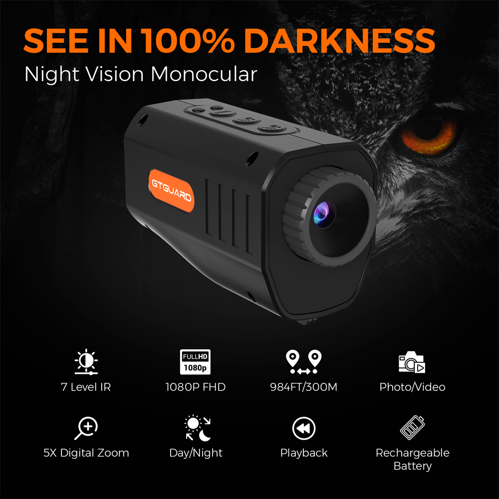 GTGUARD N3 Night Vision Monocu - Hunting Outdoor Watch 评论和价格