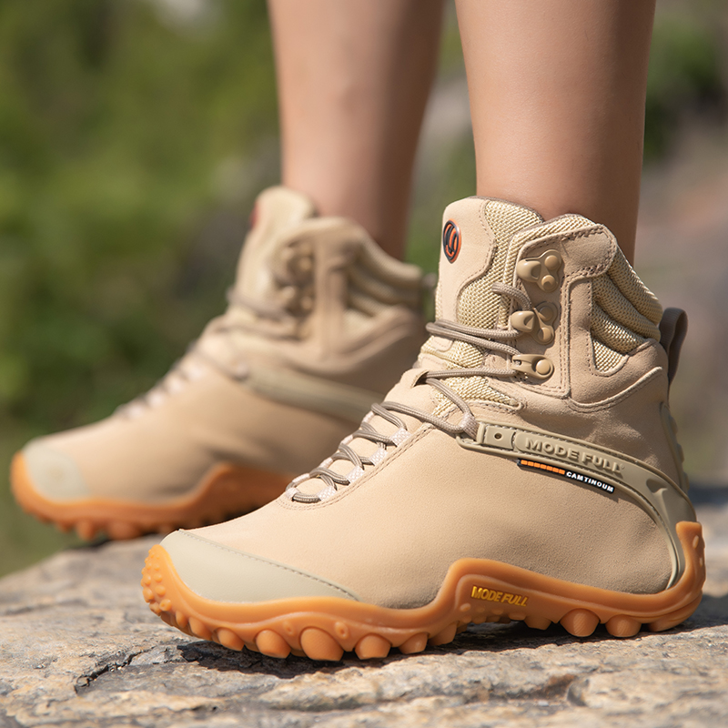 Cow Leather Men Winter Hiking  - Hunting Outdoor Boots 评论和价格