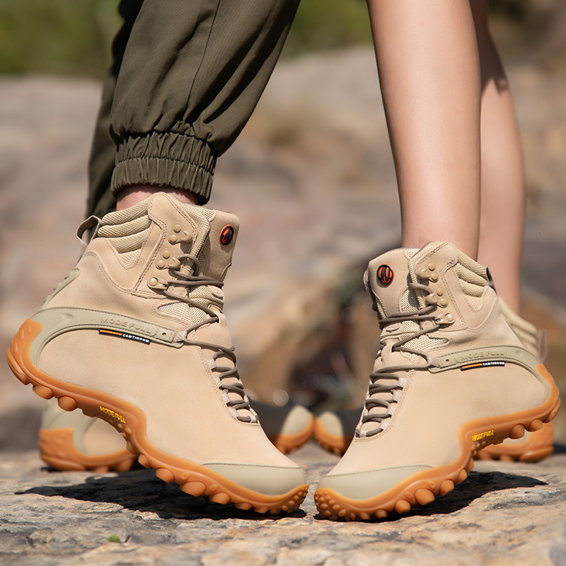 Cow Leather Men Winter Hiking  - Hunting Outdoor Boots 评论和价格