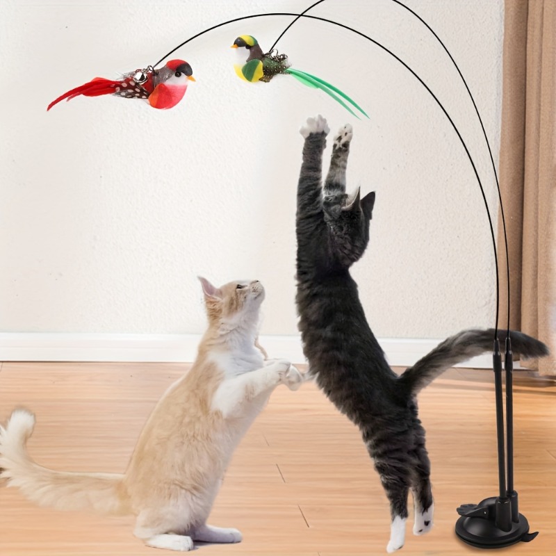Interactive Cat Wand - Anti-Sl - Outdoor Hunting Toys 评论和价格