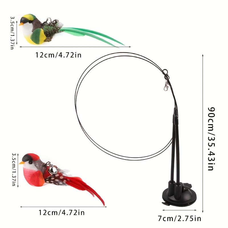 Interactive Cat Wand - Anti-Sl - Outdoor Hunting Toys 评论和价格