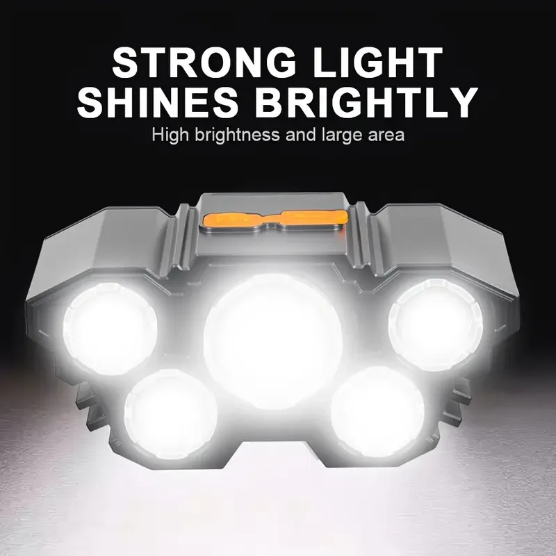 Portable 5LED Outdoor Headlamp - Outdoor Hunting Lights 评论和价格